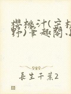 樱桃汁(宋枝江野)笔趣阁小说