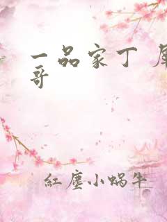 一品家丁 犀利哥