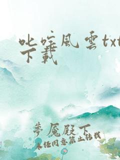 叱咤风云txt下载