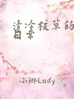 清冷校草的抹布日常