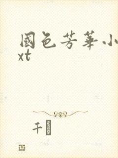 国色芳华小说txt