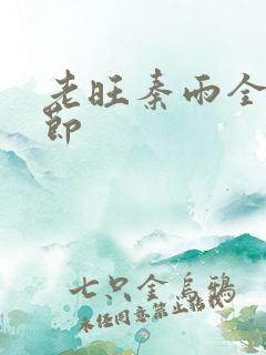 老旺秦雨全部章节