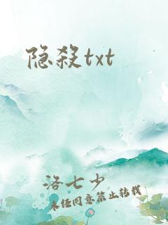 隐杀txt