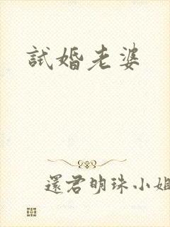 试婚老婆