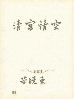 清宫情空