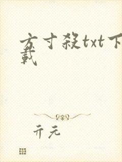 方寸杀txt下载