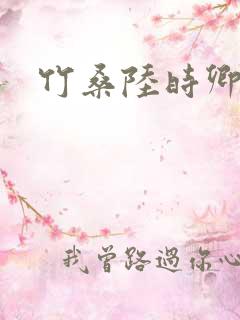 竹桑陆时卿小说