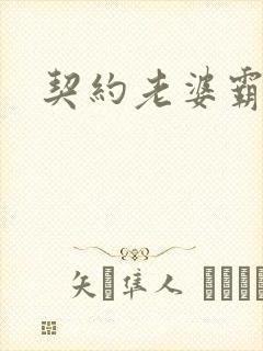 契约老婆霸总裁