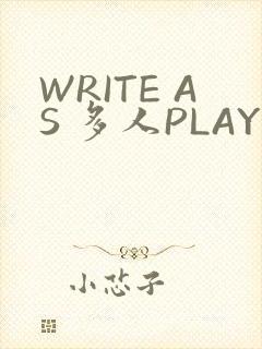 WRITE AS 多人PLAY