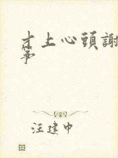 才上心头谢柳陆筝