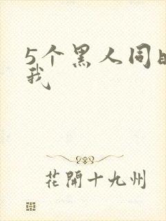 5个黑人同时玩我