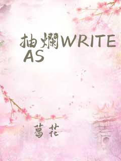 抽烂WRITE AS