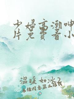 少妇高潮呻吟A片免费看小说