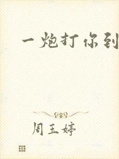 一炮打你到天亮