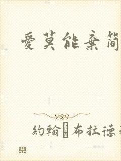 爱莫能弃简介