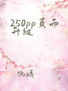 250pp页面升级