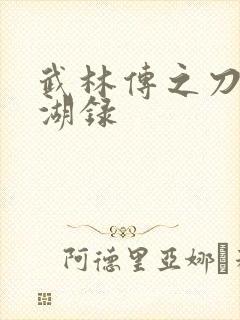 武林传之刀剑江湖录