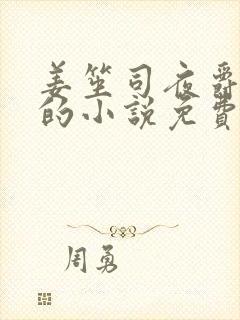 姜笙司夜爵顾念的小说免费阅读