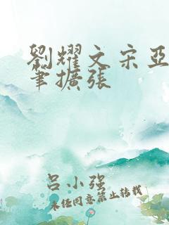 刘耀文宋亚轩用笔扩张