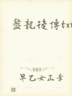 盘龙后传txt