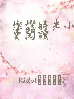 灿烂时光小说免费阅读