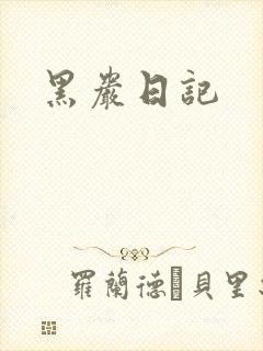 黑岩日记