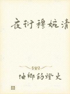 夜衍穆婉清小说