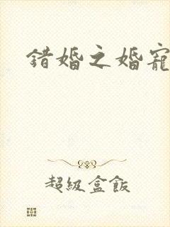 错婚之婚宠一世