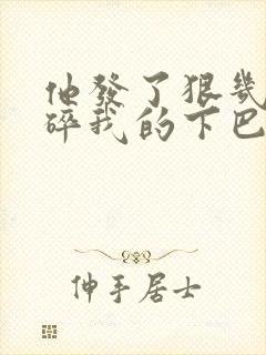 他发了狠几乎捏碎我的下巴