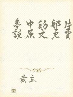 梦中的那片海小说原文免费阅读