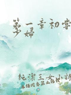 第一章初尝极品少妇