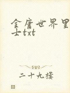 金庸世界里的道士txt