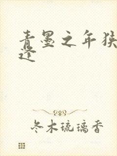 青墨之年狭路相逢