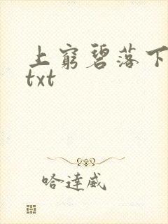 上穷碧落下黄泉txt