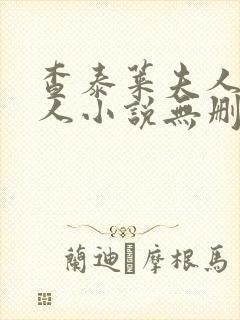 查泰莱夫人的情人小说无删减小说