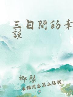 三日间的幸福小说