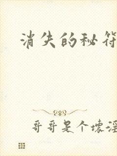 消失的秘符