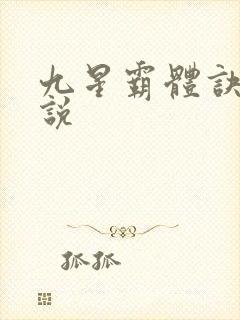 九星霸体诀 小说