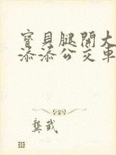 宝贝腿开大点我添添公交车