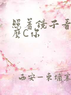 照着镜子看我怎么C你