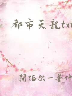 都市天龙txt