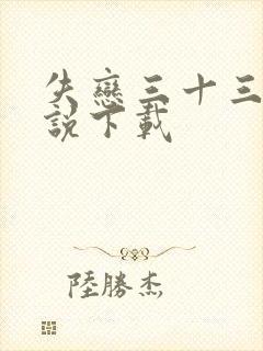 失恋三十三天小说下载