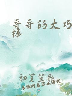 哥哥的大巧克力棒