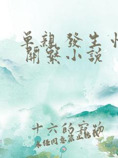 单亲 发生 性 关系小说
