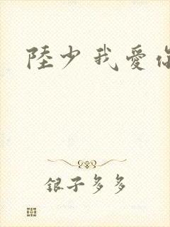 陆少 我爱你