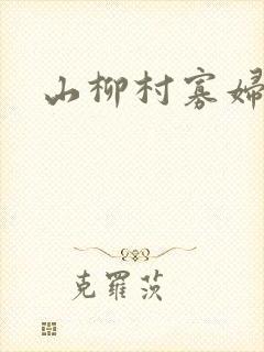 山柳村寡妇情史