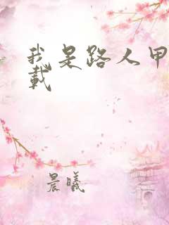 我是路人甲 下载