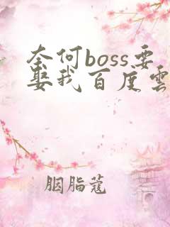 奈何boss要娶我百度云