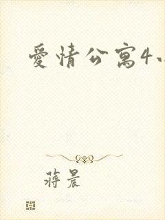 爱情公寓4小说
