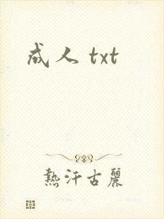 成人 txt